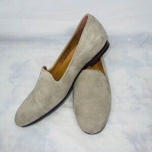 Vionic Dark Taupe Willa Slip On Suede Flat Loafers  Size 8